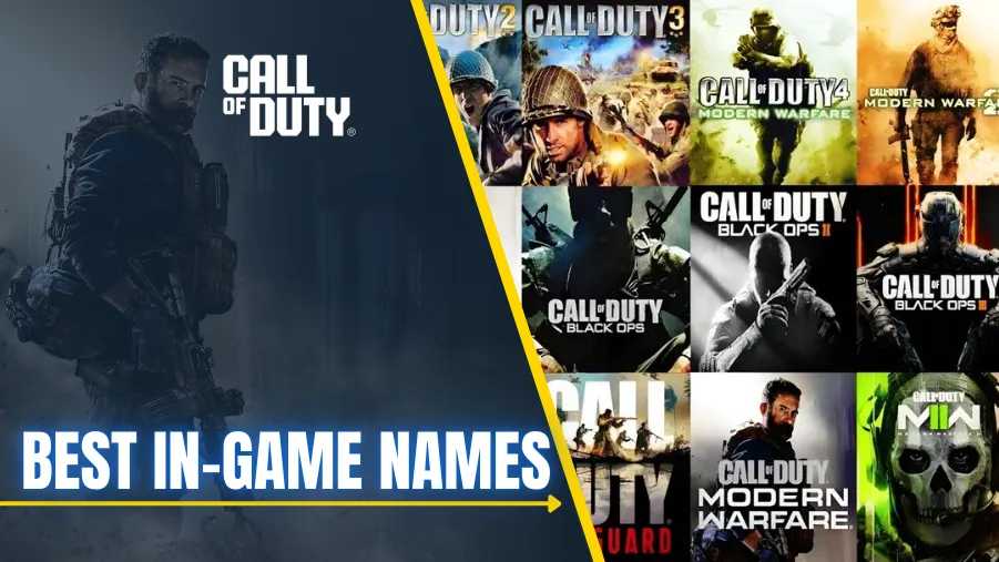 Best Call of Duty Names: Funny Names, Pro Names, & More